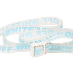 Off-White Rubber Industrial Belt